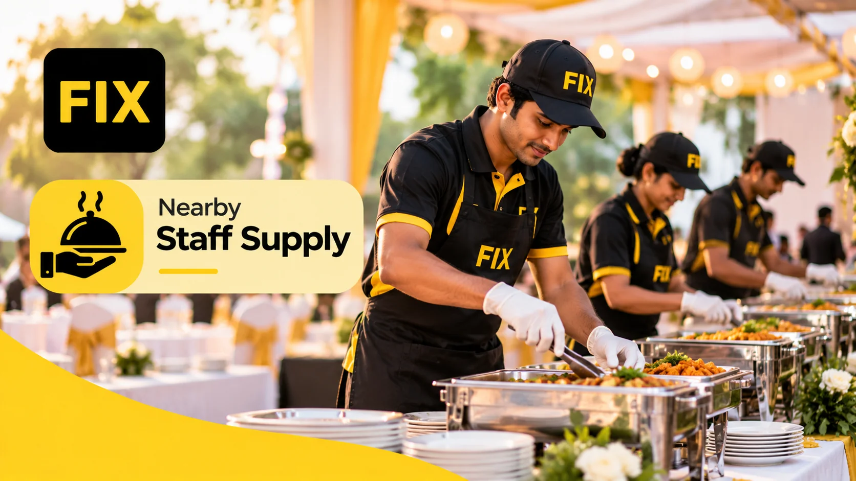 Staff supply nearby